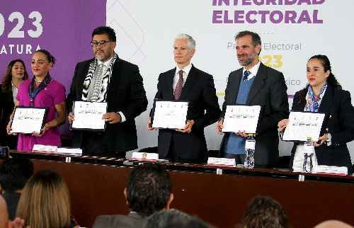 Firman Acuerdo por la Integridad Electoral rumbo a las elecciones 2023